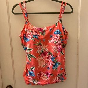 Croft & Barrow Bright Floral Tankini